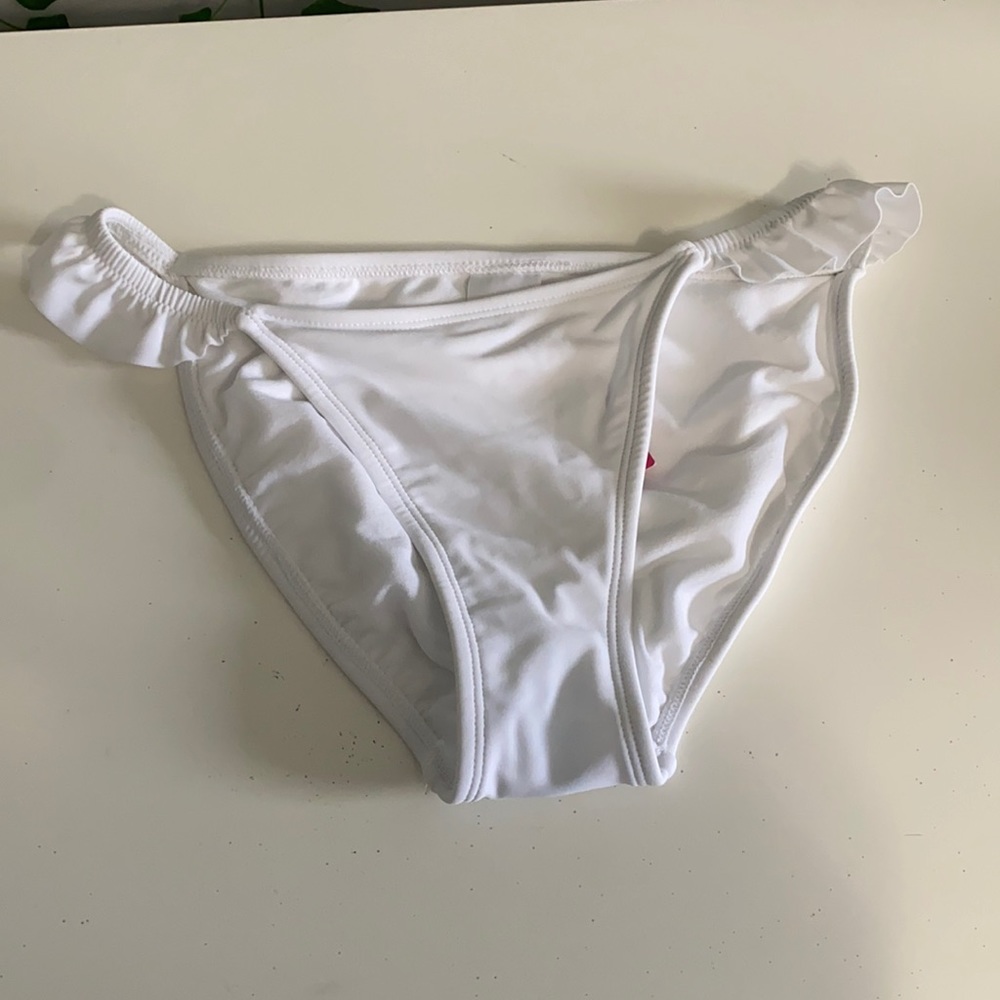 Women’s white swimsuit bottoms